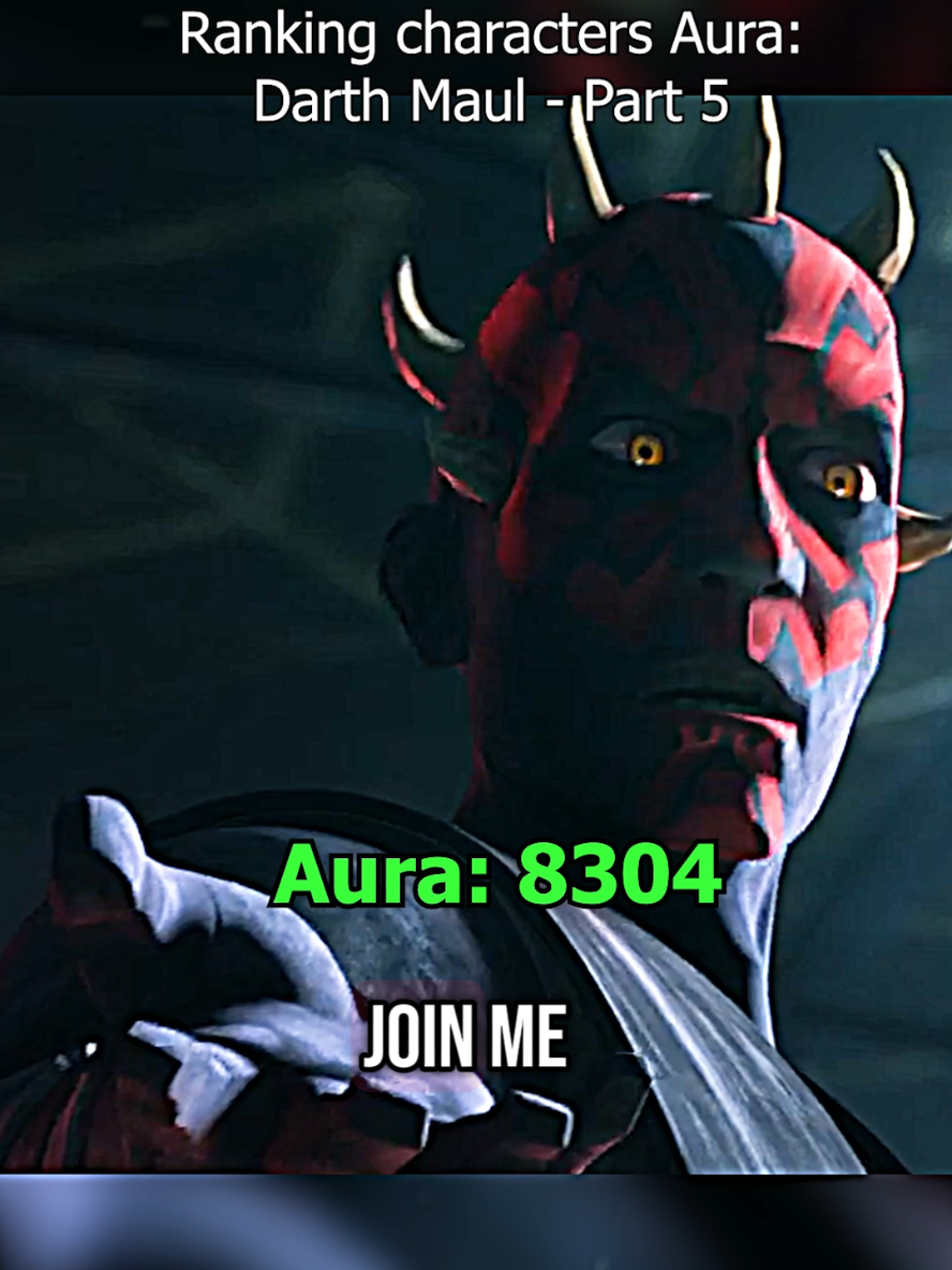 Darth Maul ranking is soon coming to an end.. #starwars #aura #darthmaul 