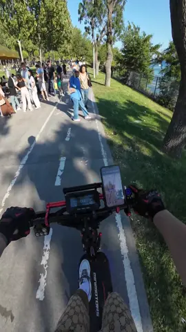 FLORYA SAHİL VE BİSİKLET YOLUNDAN YÜRÜYENLER🤬  #dualtron #thunder3 #dualtronthunder #kickscooter #escooter #florya #sahil