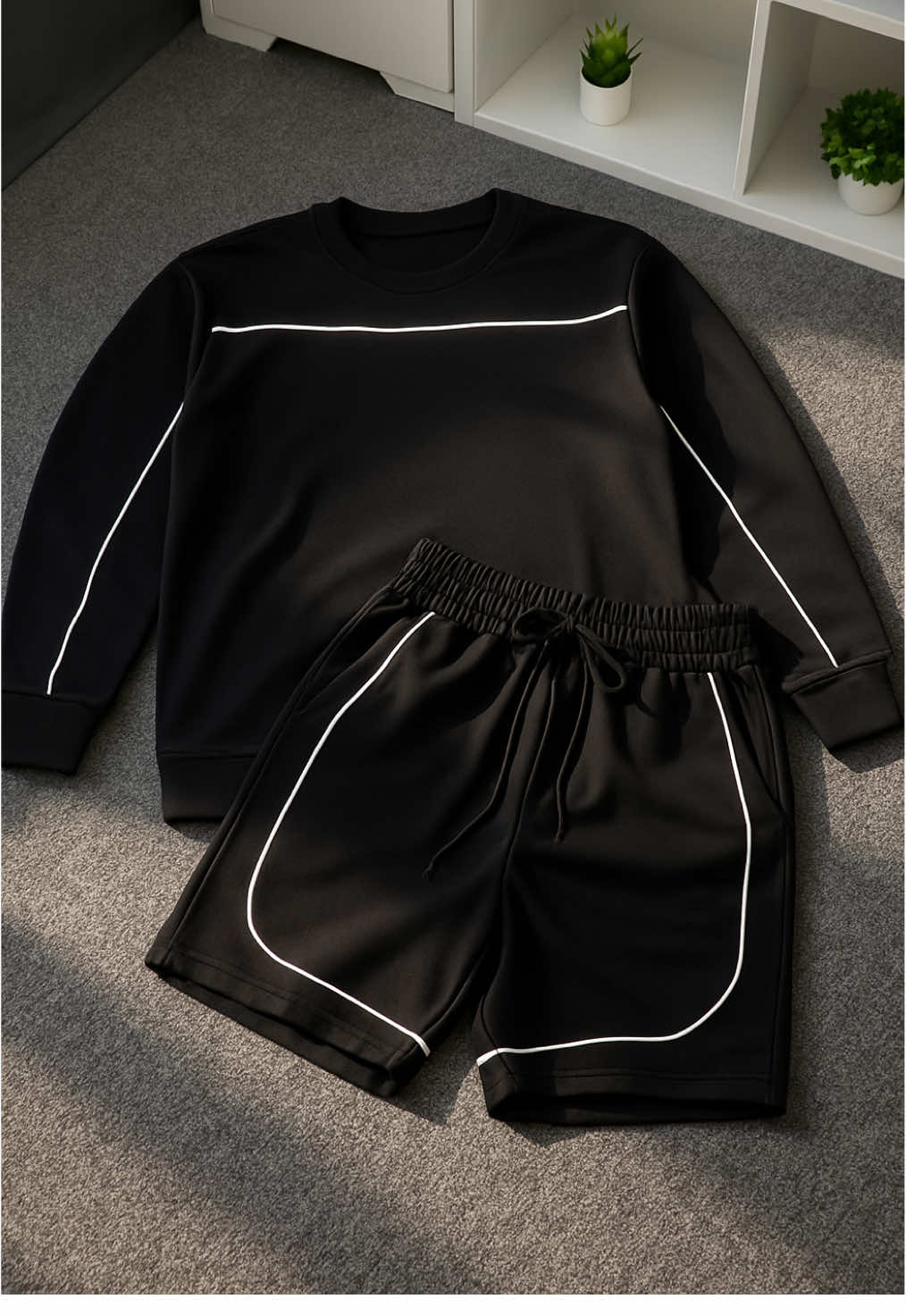 Oneset kece😎🥶 #rekomendasioutfit #onesetkekinian #outfitcowok #crewneck #onesetoutfit 