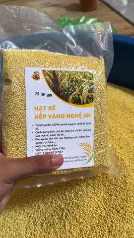 Hạt kê nếp vàng Nghệ An nhà e đây #hatke #hatkenepnghean #hatkenep #hatkenepvang 