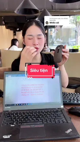 Trả lời @HÙNG NGUYỄN siêu tiện…Chuột không dây bluetooth sạc  #chuotthongminhdieukhiengiongnoi #chuotaimaytinh #chuotthongminh #trending #xuhuong 