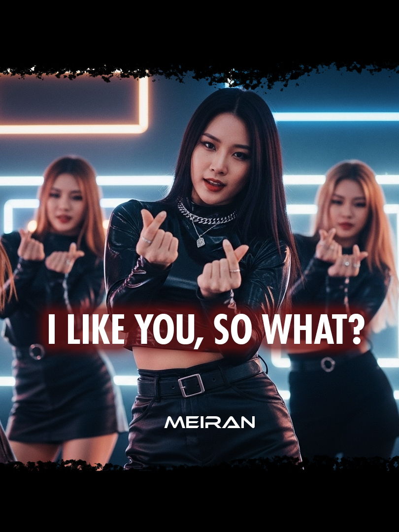 MEIRAN ~ I LIKE YOU, SO WHAT? • LYRICS 너한테 빠진 게 죄는 아냐   내 맘 숨기면 더 아파   솔직한 게 요즘 스타일   그래서 말할게, 너 좋아   I said it, with no regret   My heart moves like a magnet You cute? Yeah, kinda hot,   But I’m loud, take it or not! 눈 마주치면 freeze   근데 난 도망 안 가   Text 안 오면 어때   내 beat가 다 말하잖아   I LIKE YOU, SO WHAT?...  YEAH I LIKE YOU, SO WHAT?... I WANT YOU, SO WHAT?... AND I WANT YOU, SO WHAT?...  네가 웃을 때 나도 웃고   이유는 몰라도 좋아, 무조건   날짜도 시간도 잊게 해   딱 네 옆에 있고 싶어, bae   So I text, then I delete   I dream, then believe it   You laugh—I double tap   I like you, call me asap 이젠 말할래 진심   조용히 있긴 너무 힘듦   심장은 이미 드럼   내 입술은 그 리듬   I LIKE YOU, SO WHAT?...  YEAH I LIKE YOU, SO WHAT?... I WANT YOU, SO WHAT?... AND I WANT YOU, SO WHAT?...  이건 게임 아냐   정답은 내 마음   부끄러워도 말해   이 맘, 너만 알아   I LIKE YOU, SO WHAT?...  YEAH I LIKE YOU, SO WHAT?... I WANT YOU, SO WHAT?... AND I WANT YOU, SO WHAT?...  I LIKE YOU, SO WHAT?...  YEAH I LIKE YOU, SO WHAT?... I WANT YOU, SO WHAT?... AND I WANT YOU, SO WHAT?... #Meiran #kpopmusic #new #fyp #korean #english #song #release #kpop #ai #aisong #aimusic #kpopusa #kpopid #kpopjp #kpopbr #kpoptr #followforfollow #viral #trending