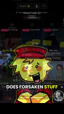 Goaded forsaken stream with @ItsHaymaker #forsaken #roblox #chance #007n7 #shedletsky  