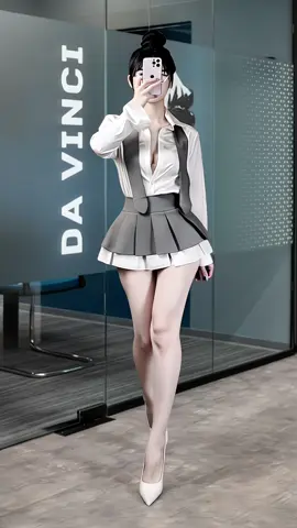 Bộ Áo Sơ Mi Lụa Tay Dài Kèm CaVat Phối 