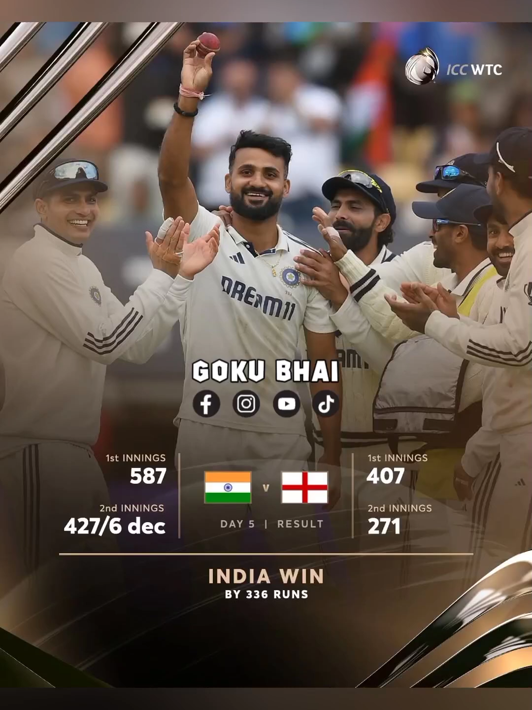 Ind v Eng 2nd Test 2025🔔😂 #indvseng #viratkohli #shubmangill #rohitsharma #indiavsengland #gokubhai