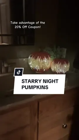 Not gonna miss out on these again! Pricing and coupon subject to change. Recorded 7-7-25 #starrynightpumpkins #qvc #falldecor #pumpkins #lightedpumpkins #qvctiktoksuperbrandday #valeriebyqvc #autumndecor 