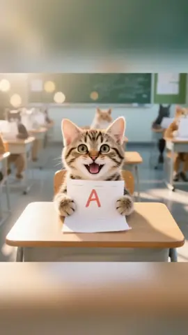 Kitten Teacher Dog Math With Cookies_🍪🐾_Cute_ Cat_funny #catsoftiktok #catlover #kitten #marunouchi #kitty #CapCut #oftiktok #kittens #cat #pet #meow #cats 