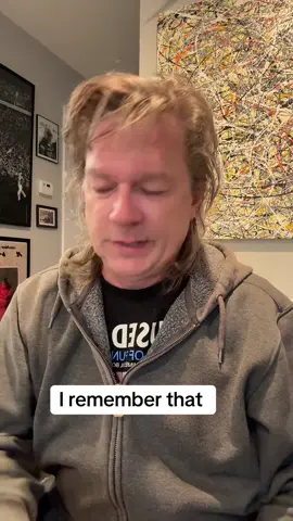 I remember that 