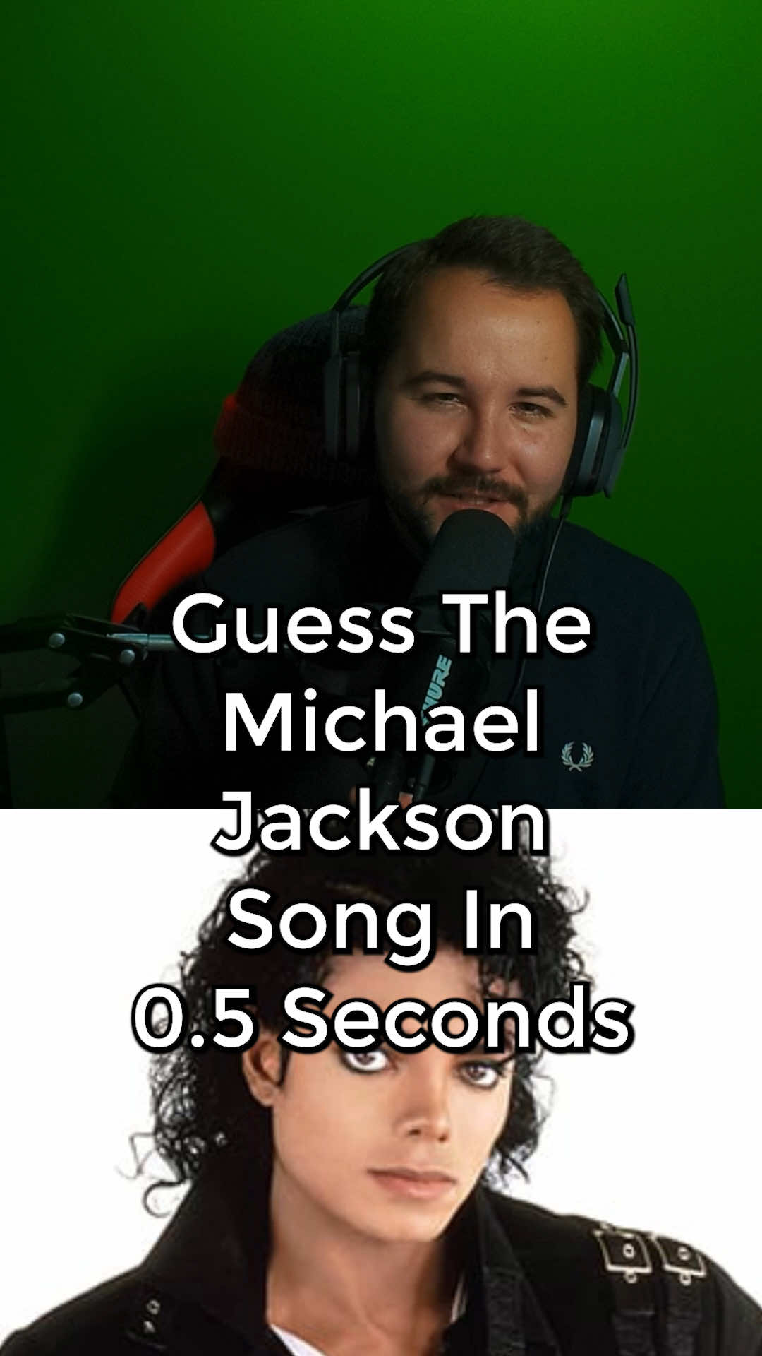 Guess The Michael Jackson Song In 0.5 Seconds #michaeljackson #guessthesong #mikeymaxted 
