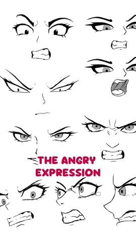 how to draw an angry face 😠🖍️ #digitalartist #animeart #howtodrawanime #howtodraw #arttutorial 