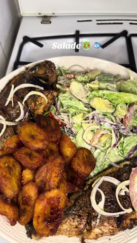 Salade 🥗 au poisson 🐟 #salad #cuisine #tik_tok 