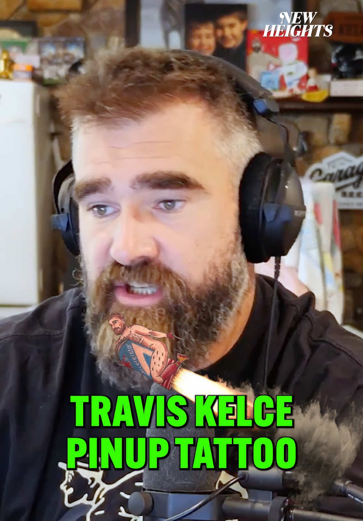 Someone finally got a Travis Kelce pin-up 