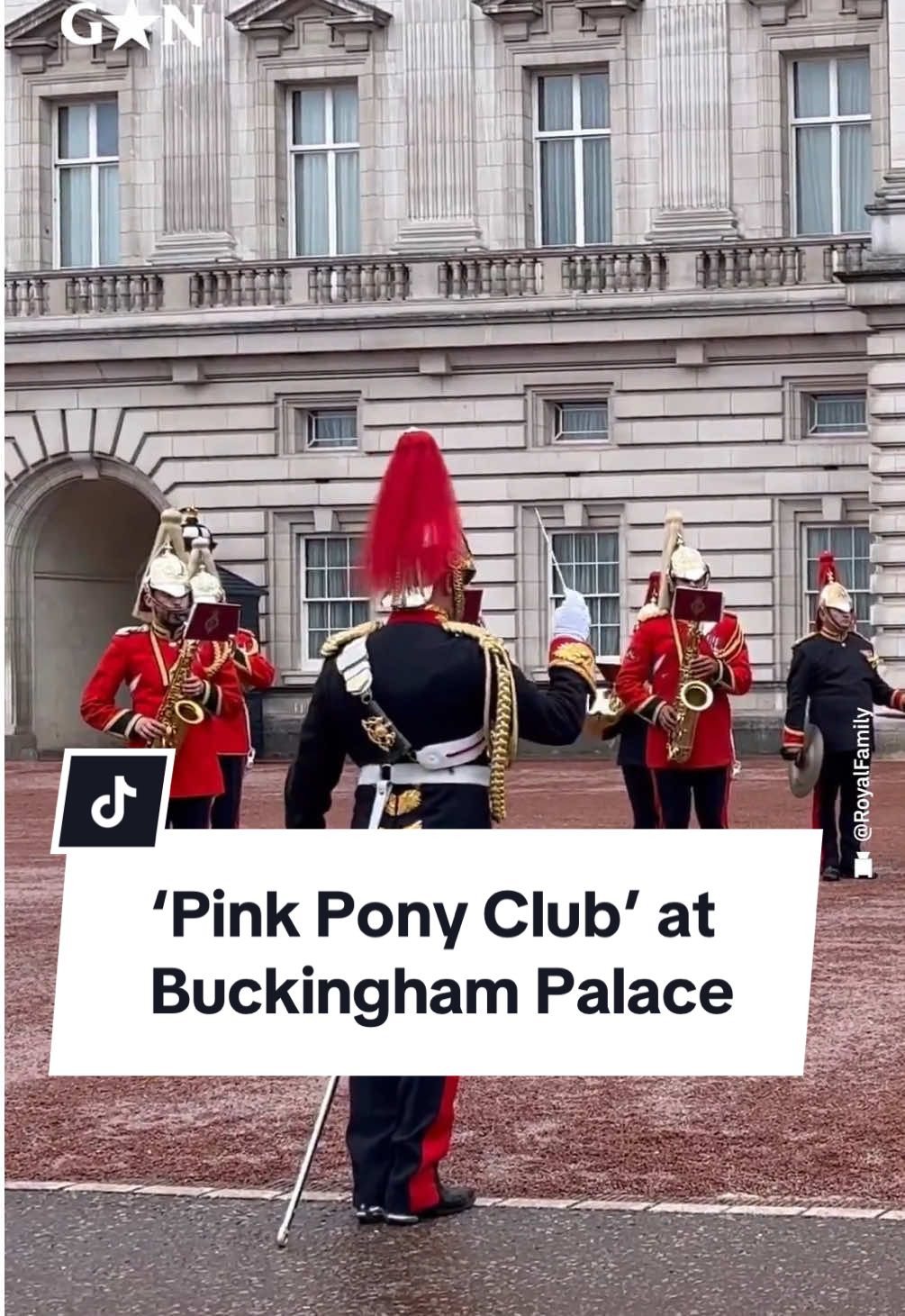 The Royal brass band marked London Pride with a cover of @chappell roan’s 'Pink Pony Club', performed outside Buckingham Palace. Posted to the British Royal Family's Twitter/X account, the video was accompanied by the caption: 