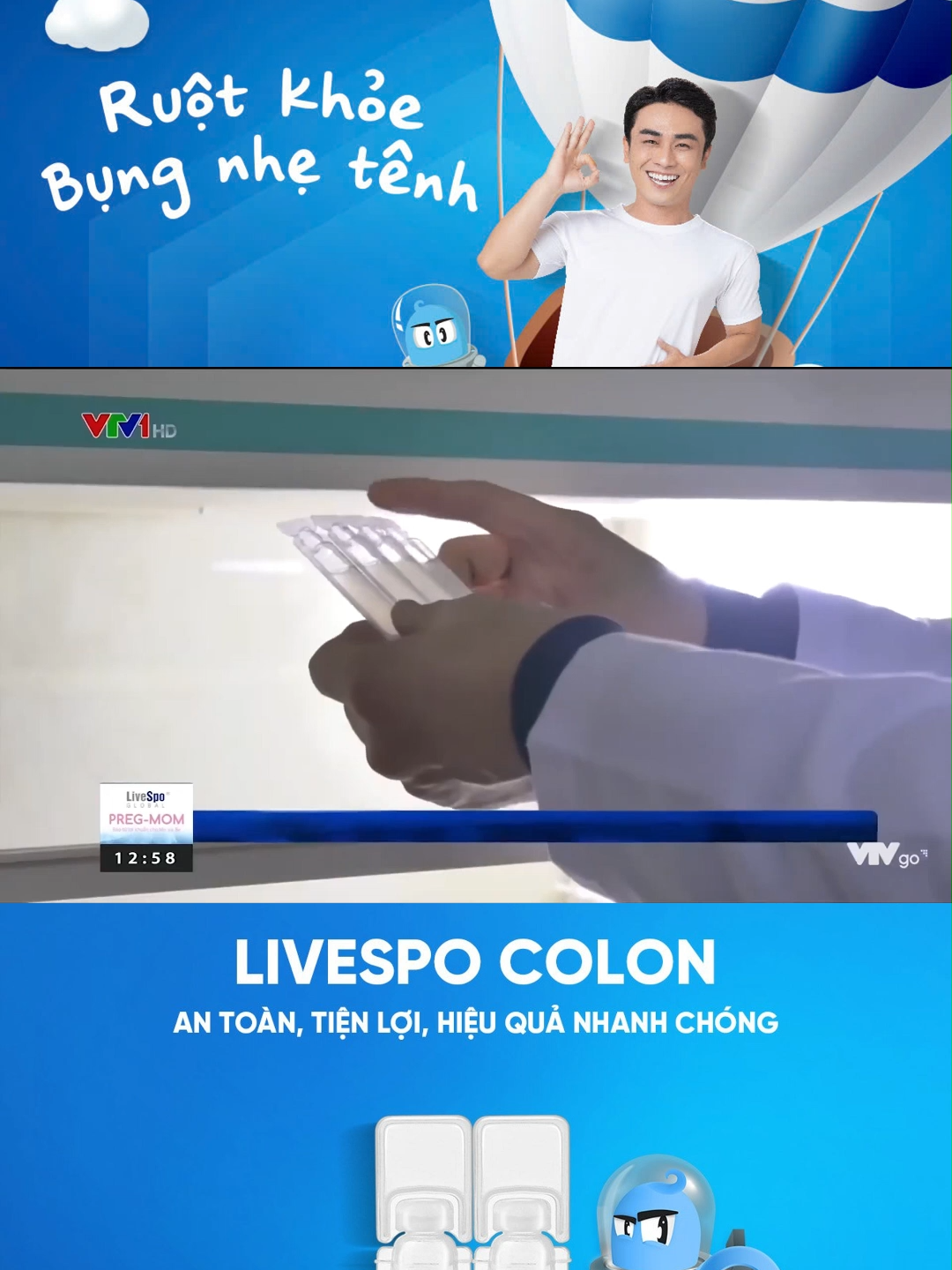 Đài truyền hình VTV1 thông báo tin vui cho người Viêm Đại Tràng #đạitràng #menvisinh #viêmđạitràng #livespocolon