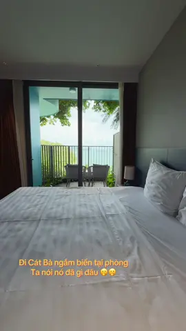 Đi Cát Bà mà không ở phòng view biển thì là một thiếu xót nha các bác. Nó vibe ocean gì đâu không ấy 🫢 #flamingocatba #flamingocatbaresort  #reviewcatba #dulich #dibien 