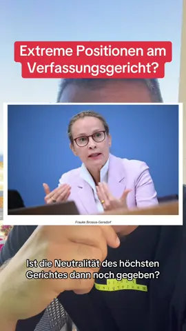 Kann das Bundesverfassungsgericht so noch neutral bleiben? Sind extreme Positionen eines Richters beziehungsweise eine Richterin am höchsten deutschen Gericht vertretbar? Darum geht es bei der Abstimmung zu dieser Kandidatin als Richterin. Was denkt ihr darüber? #verfassung #verfassungsgericht #bundesverfassungsgericht #bfg #brosiusgersdorf #nius #verfassungsschutz 