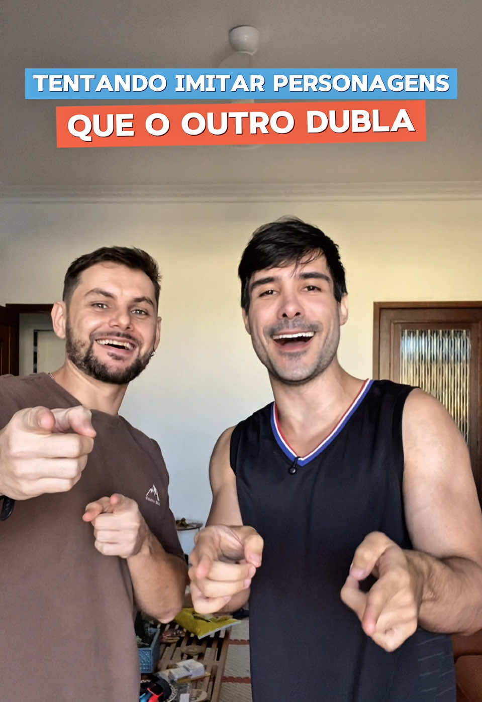 TENTANDO IMITAR PERSONAGENS QUE O OUTRO DUBLA - com @Charles Emmanuel 