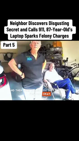 Neighbor Discovers Disgusting Secret and Calls 911, 87-Year-Old's Laptop Sparks Felony Charges #cops #copsoftiktok #law #viral #trending #bodycam #id 