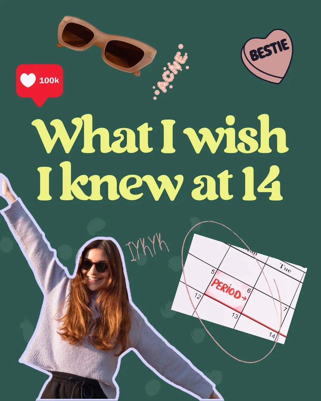 Real, honest thoughts from 20-yr old Gen Z Ambassador who has been through the trenches of #girlhood and shares her tips on what she wishes she knew at age 14. From puberty and period talk to friendships and girl drama - we’ve got you covered. It’s time to own your journey and grow up confident. . . . . . #collegegirls #genzgirl #girldrama #girlpower #girlssupportinggirls #momofgirls #girlmom #girldad #puberty #periodtalk  @STARFACE  