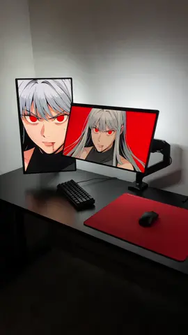 black & red >>> #pc #pcsetup #desksetup #pcgaming #minimalist 