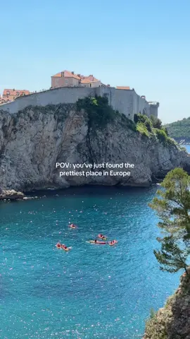 One of the most beautiful places in Europe  📍 Dubrovnik, Croatia 🌊 Voted one of the most magical cities in Europe, Dubrovnik deserves a top spot on your euro summer list 🥐 Start your morning with brunch at Gradska Kavana Arsenal, right on the main square with stunning views of the harbor - the perfect way to ease into the day  🥂 Grab a drink at Buza Bar, a cliffside spot where you can swim straight into the sea between cocktails  🧡 Wander the ancient Old Town walls, getting lost among marble streets, orange rooftops, and hidden courtyards (pricey but worth it)  ⛵️Spend the afternoon hopping between Dubrovnik’s hidden beaches, or take a quick boat ride to Lokrum Island for crystal-clear swims and dreamy nature walks Save this for your next trip to Croatia, and follow @awaybyjules for more dreamy Europe escapes 💫 #dubrovnik #croatia #visitcroatia #europetravel #travel 