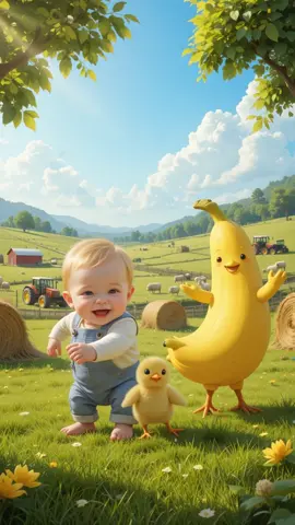 chicken and banana dance with baby #babydancer #babydance #bananadancechallenge #chikendance #fry #kidsdance 