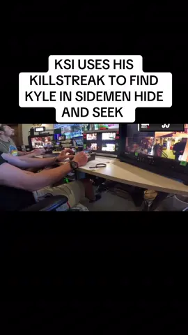 KSI uses kill streaks in insane sidemen hide and seek to find Kyle #fyp #ksi #sidemen #funnytiktok #kyle #A1 #tobi 