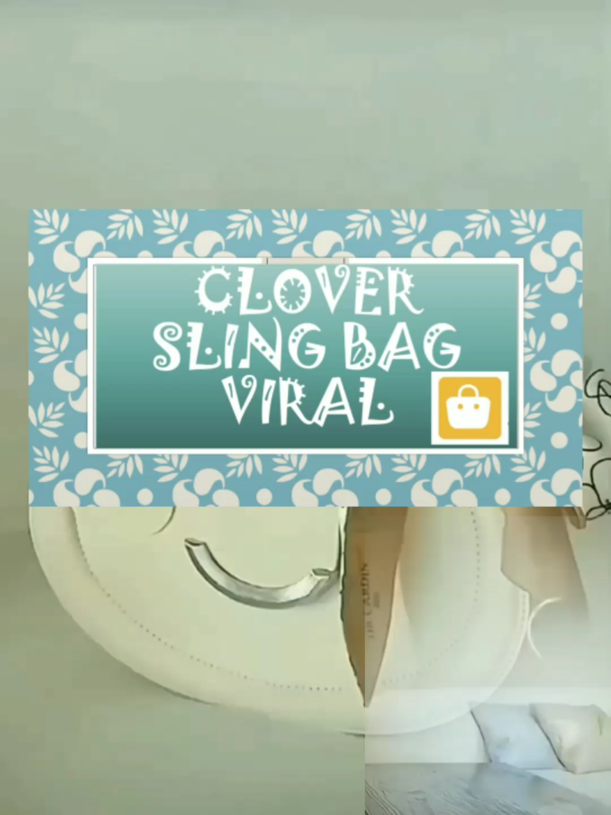 Dr Cardin Medium Clover Crossbody Sling Bag #drcardin #cloverbag #slingbag #handbagviral #affiliatemarketing #affiliatepemula 