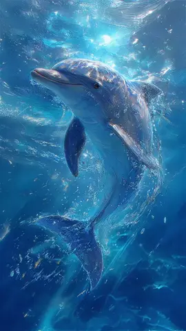 Dolphin Live Wallpaper >Link in bio for Download< #wavelivewallpapers #livewallpaper #fyp #underwaterlife #dolphin 