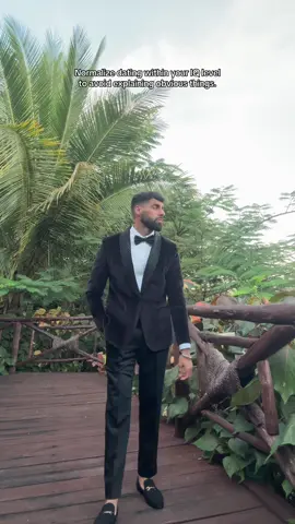 Any excuse to wear black tie 🤵‍♂️ #brownboy #punjabi #indisingh 