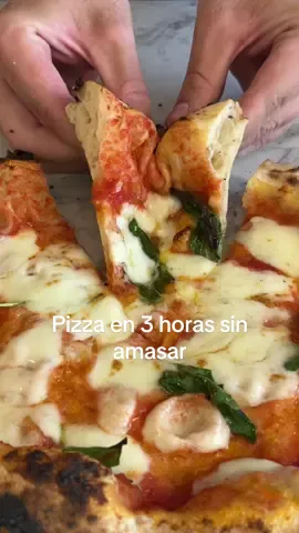 Pizza en 3h sin amasar con 1kg de harina #pizza #paratii #pizzalover #pizzatime #fyp 