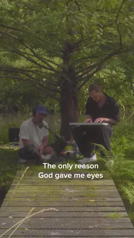 Scroll Break: Come and sit with us for a minute and listen to a nature-filled version of The Only Reason.  #theonlyreason #livemusic #acoustic #nature 