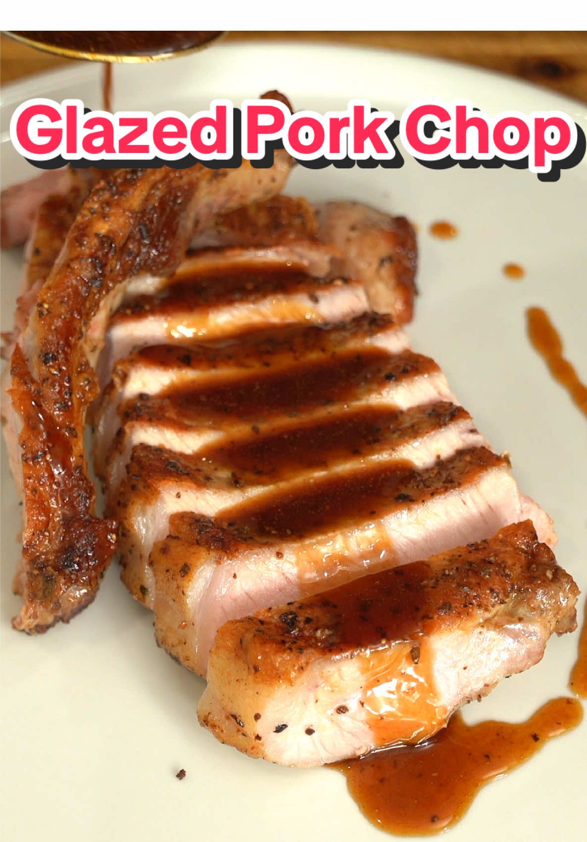 This pork chop recipe is goated  Balsamic Orange Glaze: 1 cup (240ml) orange juice 1/3 cup (80ml) balsamic vinegar 6-7 tbsp cold unsalted butter rosemary salt and pepper to taste