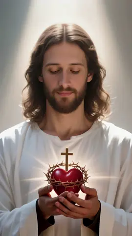 The Most Sacred Heart of Jesus, ablaze with love#amen #jesus #jesusisking #jesuslovesyou #hallelujah #Love #god #sacredheart 