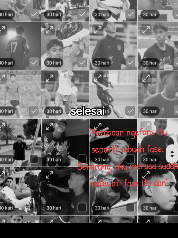 aku izin unfans marselino & pemain timnas lainnya. Perjalanan sebagai penggemar telah usai. Aku memilih untuk tidak lagi mengidolakan, dan itu bukan berarti membenci. Rasanya berat untuk mengakui ini, tapi aku sudah tidak lagi mengidolakan. Aku merasa kehilangan sesuatu yang dulu sangat berarti. Terima kasih banyak atas semua inspirasi dan kebahagiaan yang telah kamu berikan. Aku sangat bersyukur bisa menjadi penggemarmu. #marselinoferdinan #unfans #fypシ #lewatberandafyp 