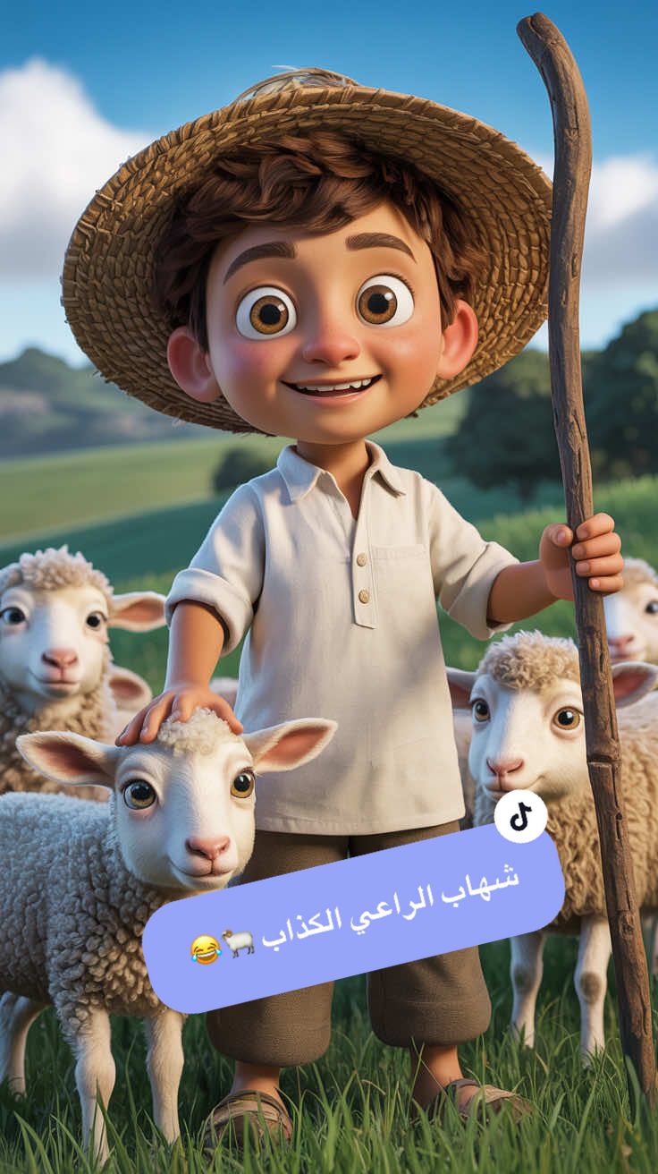 شهاب راعي الغنم والكذبه الكبيره🐑🥺…. شوف شهاب كذب علي أهل الضيعه ازاي!!! …أتعلم من شهاب ان الكذب ملهوش آخر🤕🌝#الراعي_الكذاب #شهاب #اطفال_التيك_توك #kidssong #kids #كراميش #وناسه #اغاني_اطفال #cartoon #kidsoftiktok #اطفالي #كرتون #كرتون_اطفال #tiktok #tiktokkids #طيور_الجنة #اغاني_بيبي 