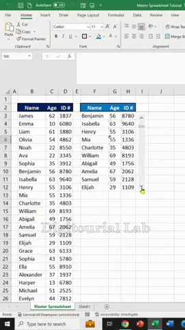 Create scrollbar I'm excel to quickly search Data #excel #exceltips #exceltricks #Microsoft #microsoftexcel #google #googlesheets #data #scroll #scrolling #scrollbar #trending #fory #viral #educational #tips&tricks #technology #Tech #techtok #computer 