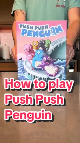 These penguins are pushy. #pushpushpenguin #boardgame #GameNight #gamenightideas #kidsgame #familygame #penguins #orcas #boardgametok #fun #fyp #foryou 