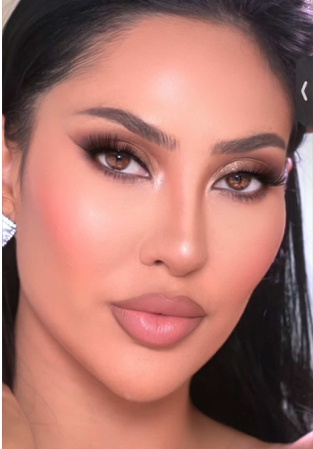 Always rocking the smokey palette from @Nova Beauty with lipliner 02 nude ! 