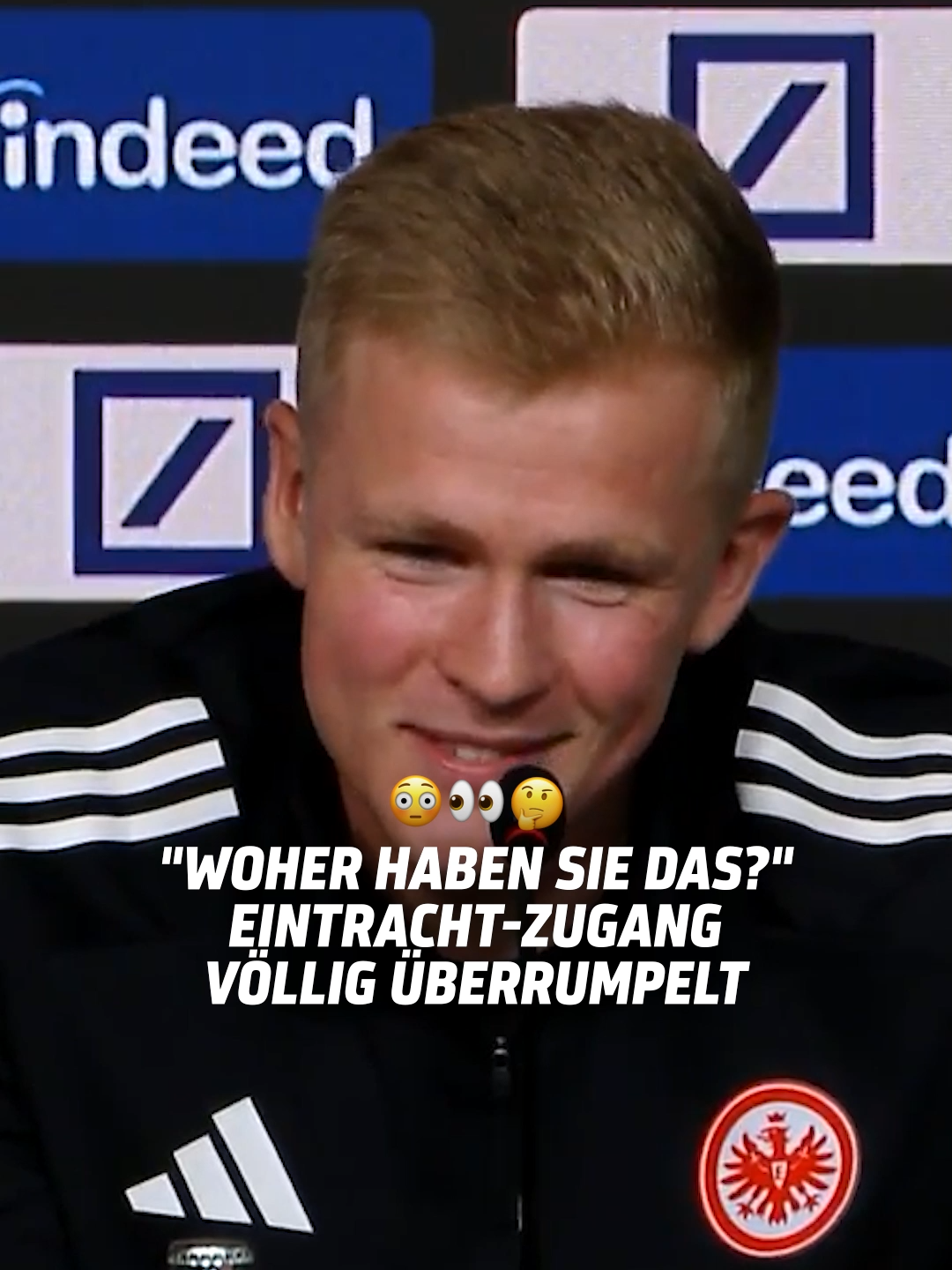 Wurde da etwa Jonathan Burkardts Geheimwaffe ausgeplaudert?🫢 Und das auch noch von ihm höchstpersönlich?😂 #sport1 #sport1news #burkardt #eintracht #frankfurt #sge #fußball