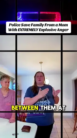 Police Save Family From a Mom With EXTREMELY Explosive Anger #cops #police #policeofficer #copsoftiktok #policeoftiktoks #policeoftiktok 