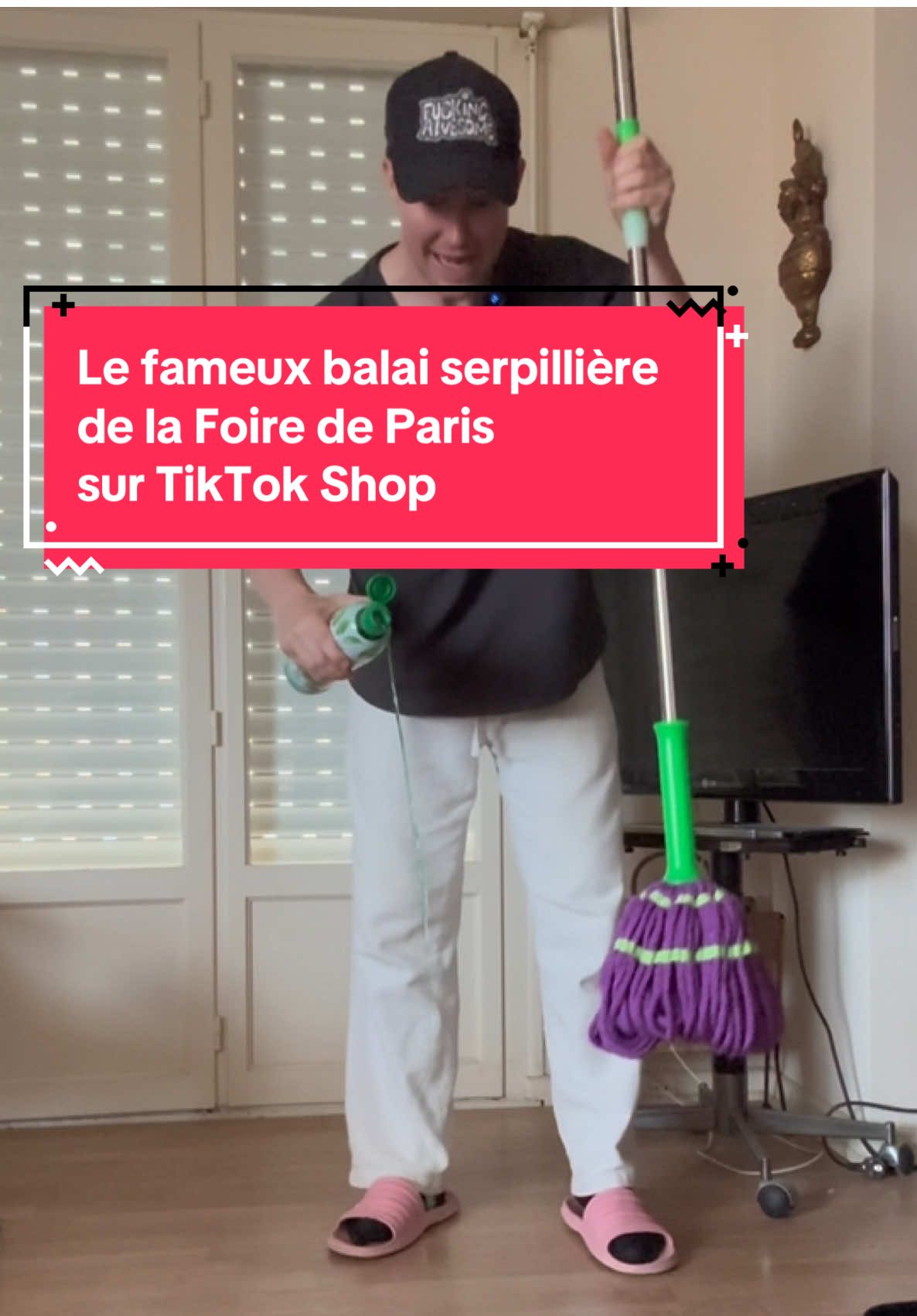 Le fameux balai serpillière de la Foire de Paris est sur TikTok Shop 🤩