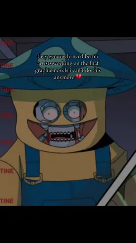 the fact that the graphic novels for WILLYS WONDERLAND look better then most of these 💔 #fivenightsatfreddys #fnafgraphicnovel 