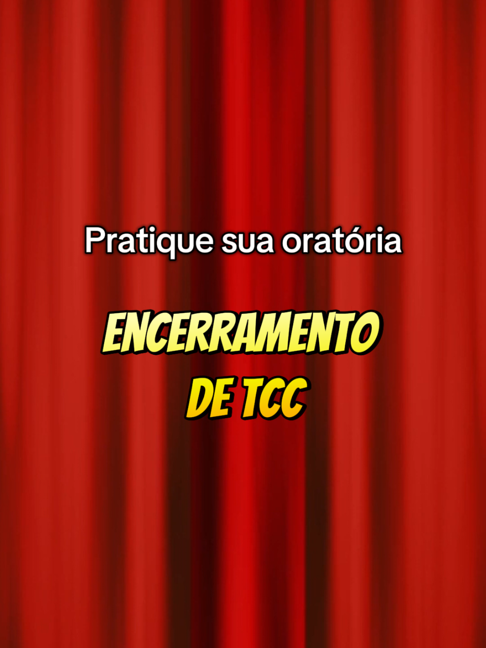 Como você sairia apresentando um TCC (Trabalho de Conclusão de Curso)? #oratoria #dicção #leituraemvozalta #exercicioemcasa 