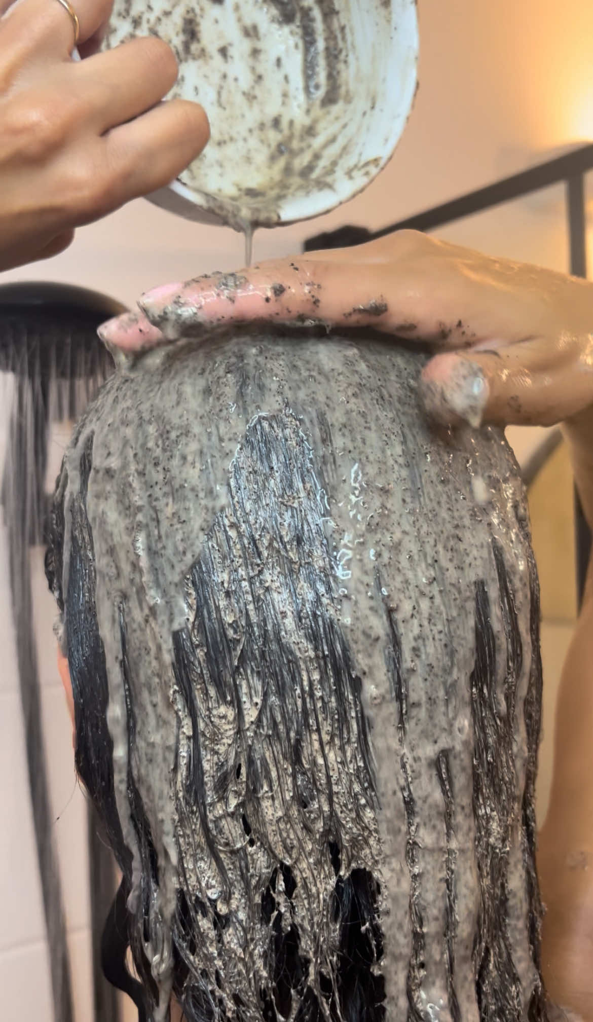 Un Lissage 100 % naturel, fait maison pour les cheveux 😱#pourtoi #astuce #fyp 