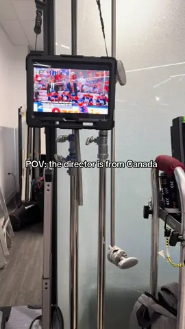 playoff hockey > film set  #filmmaking #behindthescenes #playoffhockey #nhlplayoffs #canadian #director 