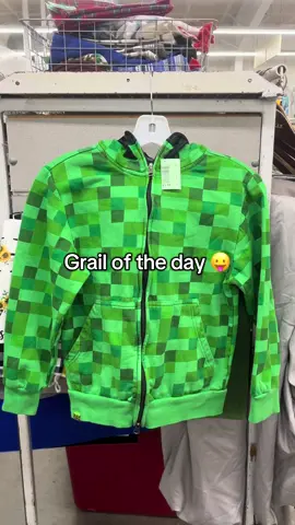 Thank you Carlson 🫡 Will be on my depop!  #Minecraft #creeperhoodie #minecraftmemes #fashion #thrift #thriftgrail #thriftfinds #thrifting #depop #depopseller 