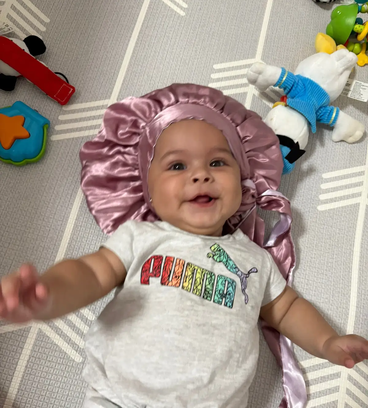 Luego les compartiré peinados para pelo largo como el mío #viral #bebe #parati #haircare 