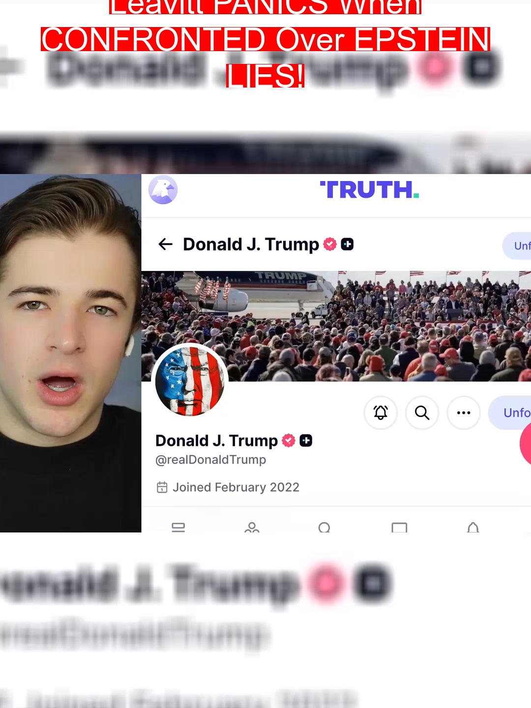Leavitt PANICS When CONFRONTED Over EPSTEIN LIES!