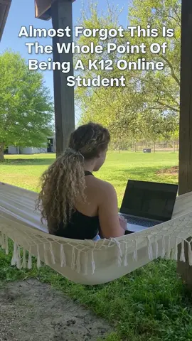 Wait … this is the whole reason I signed up 😎 #K12StudentLife #LearnAnywhere #OnlineSchoolPerks